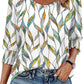 ⏰Limited Time Sale 50% OFF🏖️Women Dressy Casual 3/4 Length Sleeve Blouses with Smocked Cuffs