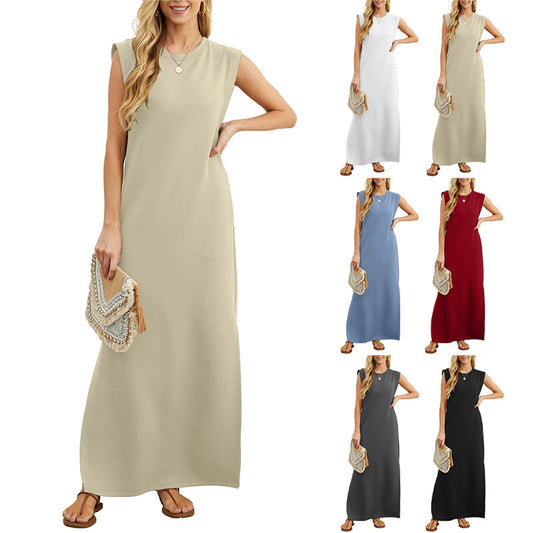 🎉Summer Hot Sale 49% OFF🌿Women Loose Split Wrinkle-Free Long Dress