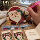 🎅Christmas HOT SALE🎄 50% OFF | DIY 3D Christmas Greeting Cards – 6-Piece Rhinestone Craft Set