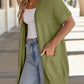 ⏰🍂Early Autumn Sales 50% OFF🔥Women's Short Sleeve Pleated Lightweight Open Front Cardigan