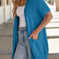 ⏰🍂Early Autumn Sales 50% OFF🔥Women's Short Sleeve Pleated Lightweight Open Front Cardigan