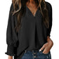 🌸Last Day 60% OFF !💗V-Neck Casual 3/4 Sleeve Loose Shirt