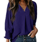 🌸Last Day 60% OFF !💗V-Neck Casual 3/4 Sleeve Loose Shirt