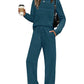 🔥LAST DAY 60% OFF✨Crew Neck Drawstring 2‑Piece Loungewear Set 👚 Soft Matching Top & Pants