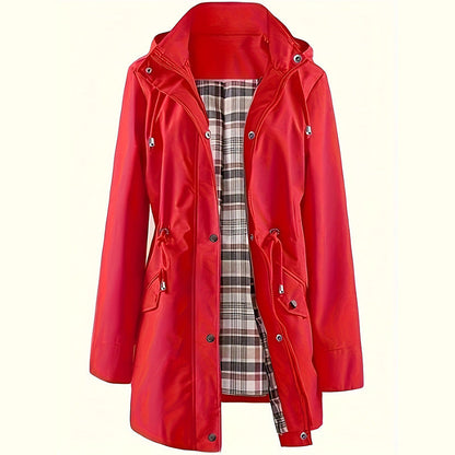 🧥Autumn Hot Sale 50% OFF🌧️💧Ultimate Plaid Waterproof Jacket for Women🍂