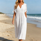 🎉This week's Special Sales - 50% OFF💃Women's Elegant V-Neck Hollow-Out Solid Dress