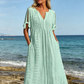 🎉This week's Special Sales - 50% OFF💃Women's Elegant V-Neck Hollow-Out Solid Dress