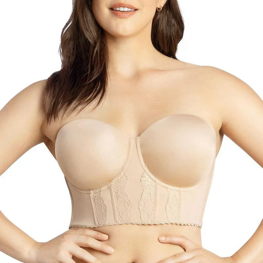 ⏰Limited Time Sale-50% OFF🔥Women’s Low Back Strapless Bra With Detachable Shoulder Strap