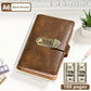 🥳LAST DAY SPECIAL PRICE ￡8.99💞A6 PU Leather Currency Collectors Album With Password Lock, 100 Transparent Pockets Banknote Binder, Durable Bank Note Collection Book for Paper Money Collecting & Gift🎁