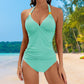 Sexy Women's Crew Neck Swimsuit