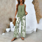 🔥Summer Hot Sale 50% OFF🌺Women’s Trendy Print 2 Piece Outfits Sleeveless Top & Pants