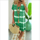 🌺Summer Hot Sale 60% OFF💐Tie-dye Striped Short-sleeved Loose T-shirt Dress
