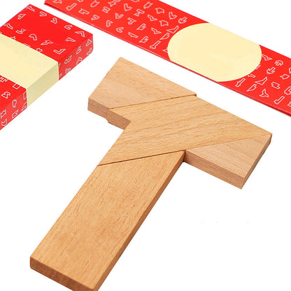 🎁Gift Idea Hot sale 49% OFF🔥Wooden T-Shaped Educational Puzzle Toy
