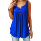 Comfy Loose Button Sleeveless Tank Top For Women