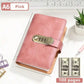 🥳LAST DAY SPECIAL PRICE ￡8.99💞A6 PU Leather Currency Collectors Album With Password Lock, 100 Transparent Pockets Banknote Binder, Durable Bank Note Collection Book for Paper Money Collecting & Gift🎁