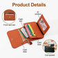 💖Buy 1 Get 1 Free!! ✨Only ￡8.99!!💕RFID Blocking Short Wallet for Women, Mini Card Holder Purse with Key Ring, Coin Pocket & ID Window👛