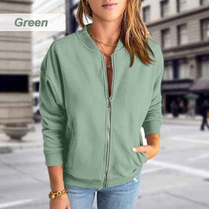 🎁Hot Sale 49% OFF⏳Women's Casual Zippered Jacket