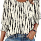 ⏰Limited Time Sale 50% OFF🏖️Women Dressy Casual 3/4 Length Sleeve Blouses with Smocked Cuffs