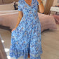 💃Hot Sale 50% OFF🔥 Floral Print V-neck Dress