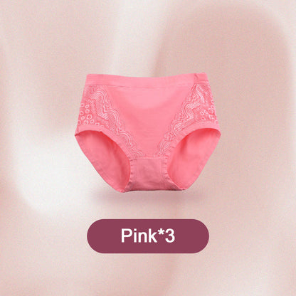 💝Plus Size High Waist Leak Proof Cotton Panties🌸