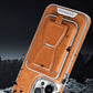 Luxury Business Leather All-in-One Magnetic Exposed Label iPhone Case