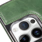 Luxury Business Leather All-in-One Magnetic Exposed Label iPhone Case