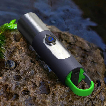 LED Rechargeable Tactical Laser Flashlight