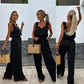 🌸Hot Sale 49% OFF⏳Women's Sleeveless Wide Leg Jumpsuit