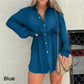 🎉Spring Hot Sale 49% OFF🔥Women's Solid Color Long Sleeve Shirt Suit