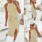 🔥BIG SALE 49% OFF🔥🔥Casual Sleeveless Striped Midi Dresses