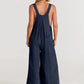 🎁Time-limited Special 50% OFF⏰Plus Size Wide Leg Overalls Jumpsuit