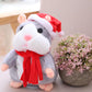 🎁Christmas Hot Sale 50% OFF🎅Talking Hamster Plush – repeats whatever you say, auto head-shaking, hilarious fun for kids & adults🐹