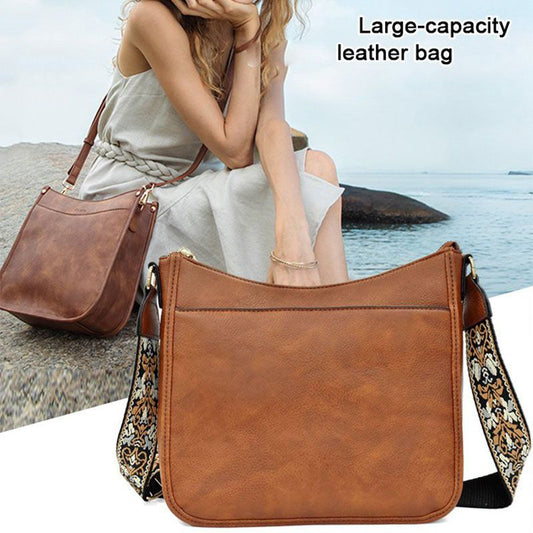 🎁✨Hot sale🔥Women's Versatile Leather Crossbody Bag