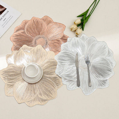 🪷Lotus-Shaped Heat-Resistant and Washable Placemat