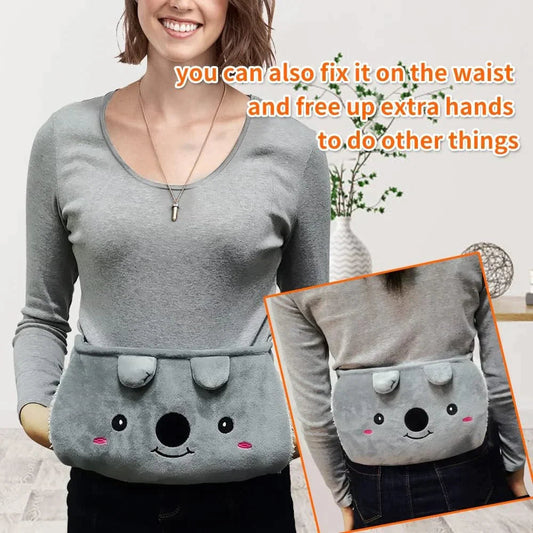 🎁Early Xmas Sales - 49% OFF💖 Plush Hot Water Bottle Belt For Refilling