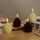 🎁Flameless LED Pine Cone Candles for Holiday Decor🎄Last Day BUY 1 GET 1 FREE