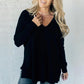 🎁Hot Sale 49% OFF⏳Women's Casual Soft Seam-front V-neck Sweater