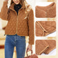🎁Hot Sale 49% OFF⏳Women's Plush Patchwork Embossed Plaid Jacket