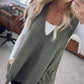 🍂Hot Sale 50% OFF💖Women's Loose-Fit V-Neck Sweater Vest with Pockets