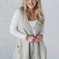 🍂Hot Sale 50% OFF💖Women's Loose-Fit V-Neck Sweater Vest with Pockets