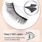 Faux Mink Magnetic False Eyelashes - Effortless Beauty, No Glue Required!