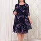 💕HOT SALE👗2025 New Ruffled Sleeve Elegant Printed Chiffon Dress