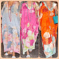 🎁Hot Sale 49% OFF🌸Floral Print Loose Long Dress with Half Sleeves