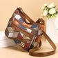 👜New Fashion PU Soft Leather Color Matching Shoulder Bag