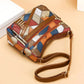 👜New Fashion PU Soft Leather Color Matching Shoulder Bag