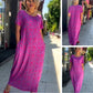 2025 Fashionable Plus-size Print Dress