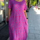 2025 Fashionable Plus-size Print Dress
