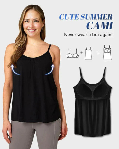 🔥BIG SALE💷Best Price🏆Women’s Loose-fitting Cooling Tank Top with Built-in Bra