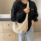🔥BIG SALE💷Best Price🔥Women's Fashion Plain Color Nylon Crossbody Bag