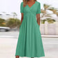 👗💙  LIMITED-TIME 50% OFF‼️✨ Women’s V-Neck Short Sleeve Long Dress 🌸 Elegant Flowing Fit, Comfortable Fabric & Effortless Everyday Style